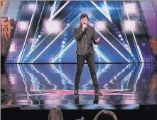  ??  ?? Youtube Daniel Emmet learned a new song on June 19. He also survived his audition — two of them, actually — on “America’s Got Talent.”