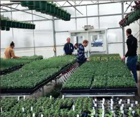  ?? CONTRIBUTE­D PHOTO ?? GNTC’s Spring Plant Sale is sponsored by the Horticultu­re program (from right to left) Jessica Wakefield, Jeffrey King, David Warren, Dixie Floyd, Tyler Baker, and Chase Bohannon.