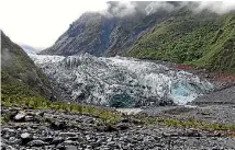  ?? PHOTO: IAN FULLER ?? Between 1996 and 2014, estimated glacier ice volume in New Zealand decreased 35 per cent.