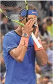  ?? ROBERT DEUTSCH, USA TODAY SPORTS ?? “I have the motivation to keep working,” Rafael Nadal said after his loss Sunday.