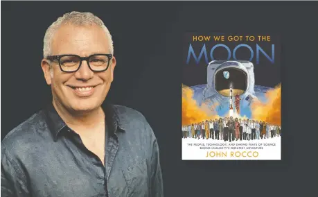  ?? PHOTOS: PENGUIN RANDOM HOUSE ?? Author-illustrato­r John Rocco's How We Got to the Moon tells the story of the United States' efforts to send humans to the moon in the 1960s. Then-president John F. Kennedy had challenged NASA in 1961 to make it happen “before this decade is out.”