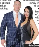  ??  ?? John Cena and Nikki Bella