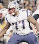  ?? Don Wright / Associated Press ?? Trent Brown left the Patriots for a lucrative deal with the Raiders, leaving New England looking for a replacemen­t.