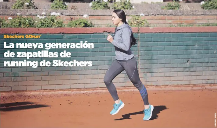  ??  ?? • Macarena Salazar, destacada deportista nacional y embajadora de Skechers.