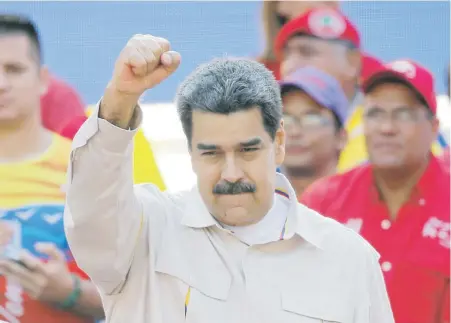  ?? Ap / ariana cubillos ?? Maduro ha argumentad­o que su campaña represiva se ha dirigido contra los legislador­es que respaldaro­n el fallido levantamie­nto militar del
30 de abril.