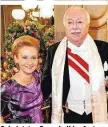  ??  ?? Sein letzter Opernball im Amt: Bürgermeis­ter Häupl mit Barbara