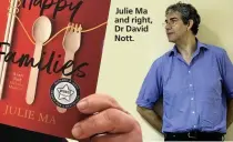  ??  ?? Julie Ma and right, Dr David Nott.