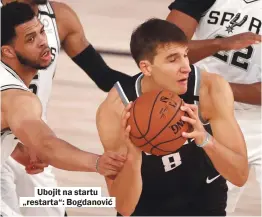  ??  ?? Ubojit na startu „restarta“: Bogdanović