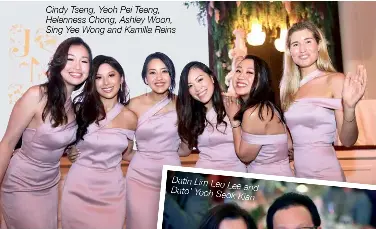  ??  ?? Cindy Tseng, Yeoh Pei Teeng, Helenness Chong, Ashley Woon, Sing Yee Wong and Kamilla Reins