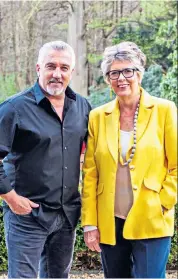  ??  ?? Ready, set, bake! judges Paul Hollywood and Prue Leith