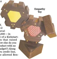  ??  ?? Empathy
Toy