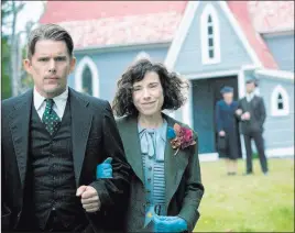  ?? Duncan Deyoung ?? Sony Pictures Classics Ethan Hawke as Everett Lewis and Sally Hawkins as Maud Lewis in “Maudie.”