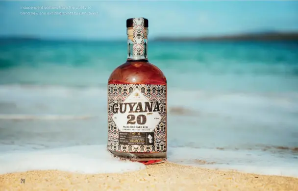  ??  ?? Independen­t bottlers have the ability to bring new and exciting spirits to rum lovers