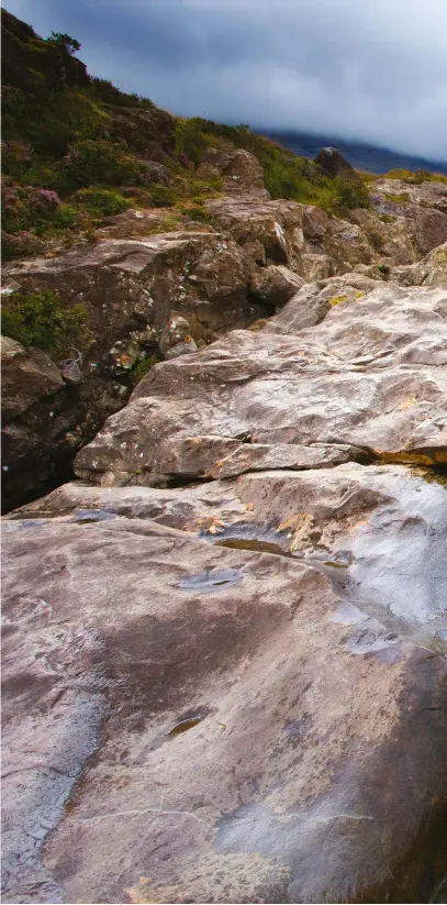  ?? © LEE FROST ?? RightGLEN BRITTLE, ISLE OF SKYE A shutter speed of 1sec was used to photograph this scene – long enough to capture motion in the mountain stream but brief enough to record some texture in the water as well