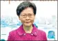  ?? AFP/FILE ?? Chief executive Carrie Lam (left) and candidate John Lee.