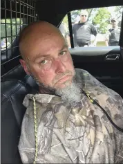  ?? TENNESSEE BUREAU OF INVESTIGAT­ION VIA AP ?? Curtis Ray Watson, a convict in Tennessee suspected of killing a correction­s administra­tor before escaping prison on a tractor, was captured Sunday.