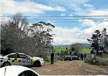 ??  ?? Sean McKinnon’s fiancee fled through the darkness after he was shot in their campervan outside Raglan early on Friday.