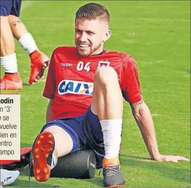  ??  ?? Caio Henrique, durante un entrenamie­nto con Paraná.