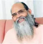  ??  ?? INNER PEACE: The Happy Swami Anubhavana­nda from India will lead a one-day spiritual retreat at Willows Resort and Conference Centre this Saturday