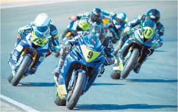  ?? Photo / Andy
McGechan, Bikesportn­z.com ?? Whanganui's Richie Dibben (Suzuki No 9) is one of the favourites again to win the threeround Suzuki Internatio­nal Series, starting next month.