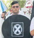  ??  ?? MARCHING RIGHT: James Alex Fields Jr attends the ‘Unite the Right’ rally last year.