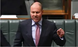  ?? Photograph: Lukas Coch/AAP ?? Federal treasurer Josh Frydenberg says advocates of an Indigenous voice to parliament need to be flexible.