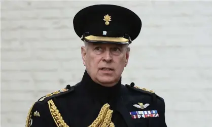  ??  ?? ‘The Duke of York has on at least three occasions this year offered his assistance as a witness to the DoJ,’ the legal statement on behalf of the prince began. Photograph: John Thys/AFP/Getty Images