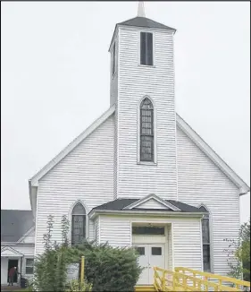  ?? LYNN CURWIN/TRURO NEWS ?? The interior of the St. Andrew’s United Church building, in Stewiacke, is being cleared out and the building will be demolished. The property will become the site of the town’s new civic building and library.