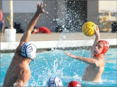  ?? BEA AHBECK/NEWS-SENTINEL ?? Lodi's Jack LeBaron looks to shoot as Gregori's Ethan Eve defends during their playoff game at Tokay High on Tuesday.