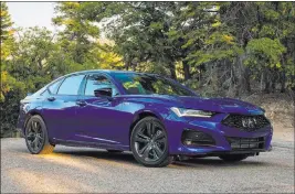  ??  ?? 2021 Acura TLX A-spec
