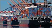  ?? — AP ?? Global trade growth is likely to slow to 3.7 per cent in 2019 from an estimated 3.9 per cent in 2018.