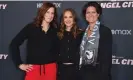  ?? Kara Nortman, Natalie Portman and Julie Uhrman Photograph: Jordan Strauss/ Invision/AP ??