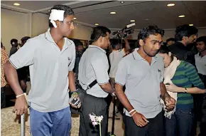  ??  ?? The Lankans might be comfortabl­e of being first and last to confront a terrorist attack