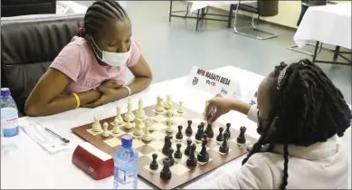  ?? PIC: PHATSIMO KAPENG ?? On the board: Chess players will take part in the inaugural competitio­n