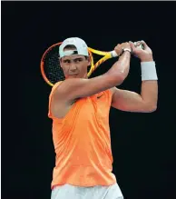  ?? MARK PETERSON AFP ?? RAFAEL Nadal was close to his all-action, fist-pumping best on Rod Laver Arena yesterday. |