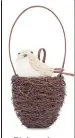  ?? ?? Bird nest bag, £345, Lulu Guinness, luluguinne­ss.com