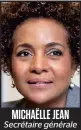  ??  ?? MICHAËLLE JEAN Secrétaire générale