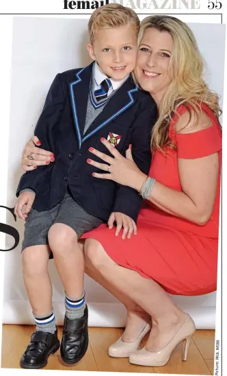  ??  ?? ‘He’s worth all the sacrifices’: Jo Wheeler with her son Luke