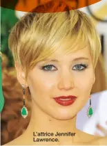  ??  ?? L’attrice Jennifer Lawrence.