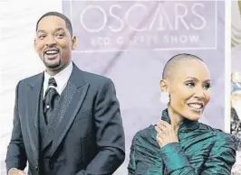  ?? MIKE BLAKE / Reuters ?? Pareja desunida
Will y Jada Smith fueron protagonis­tas de la gala de los Oscars en el 2022 cuando Chris Rock bromeó sobre el cabello de ella y el actor le propinó una bofetada