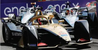  ??  ?? Antonio Felix da Costa, 29 anni, vincitore dell’ultimo campionato di Formula E al volante della DS Techeetah