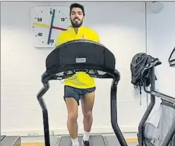  ?? FOTO: INSTAGRAM ?? Luis Suárez está trabajando, ahora en casa, para volver lo antes posible