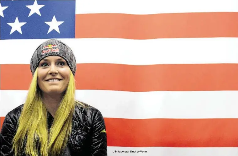  ??  ?? US-Superstar Lindsey Vonn.
