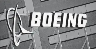  ?? Associated Press file photo ?? Boeing is planning to build the Navy’s latest unmanned aircraft at MidAmerica St. Louis Airport. The MQ-25 Stingray is a refueling aircraft Boeing has been developing and testing since 2018.