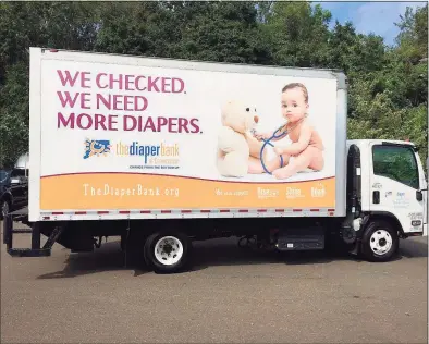  ?? Contribute­d photo ?? The Diaper Bank truck.