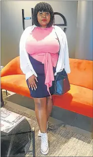  ?? Picture: FACEBOOK ?? DESIGN HOPEFUL: East London designer Yamkela Lize, owner of Refined Revolt, has been chosen as one of 12 hopefuls in the Threads Stitched by Standard Bank competitio­n