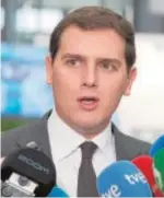  ?? EFE ?? Albert Rivera