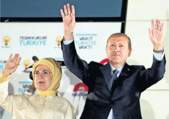  ?? REUTERS ?? Erdoğan je izabran za predsjedni­ka Turske, a njegova je stranka AKP, s partnerima, osvojila većinu u parlamentu
