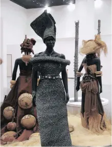  ??  ?? AN EXHIBIT at the Museum of Black Civilisati­ons, which was opened in Dakar, Senegal. | AP