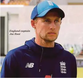  ??  ?? England captain Joe Root